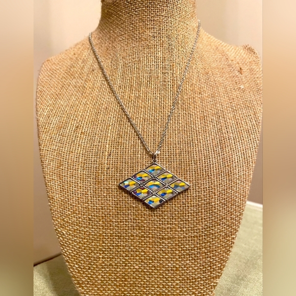 Touchstone Crystal Bejeweled Necklace - Picture 4 of 6